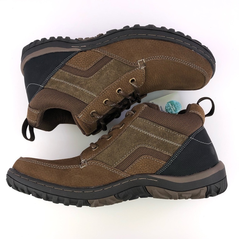 Nunn Bush Brown Leather Quest Hiking Chukka Boots Size 8W - Picture 3 of 8